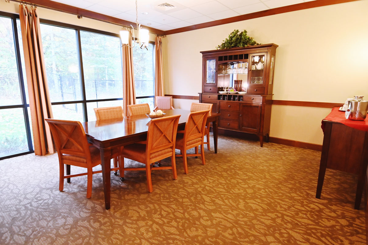 cozy dining area